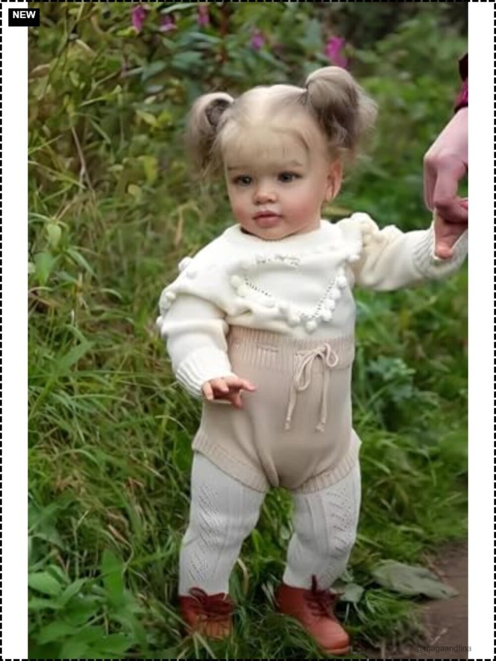 Life-Size 26" Reborn Baby Doll Girl Silicone Vinyl Realistic Handmade Rooted